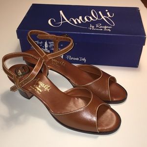 Amalfi by Rangoni Leather Sandals NWT